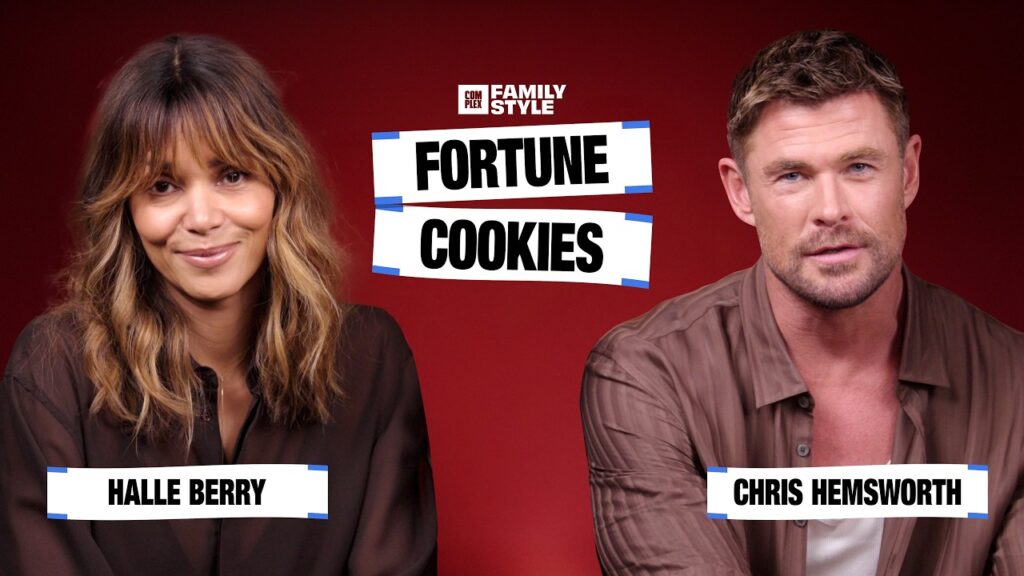 Chris Hemsworth & Halle Berry Crack Into the Most Chaotic Fortune Cookies Chris Hemsworth & Halle Berry Crack Into the Most Chaotic Fortune Cookies