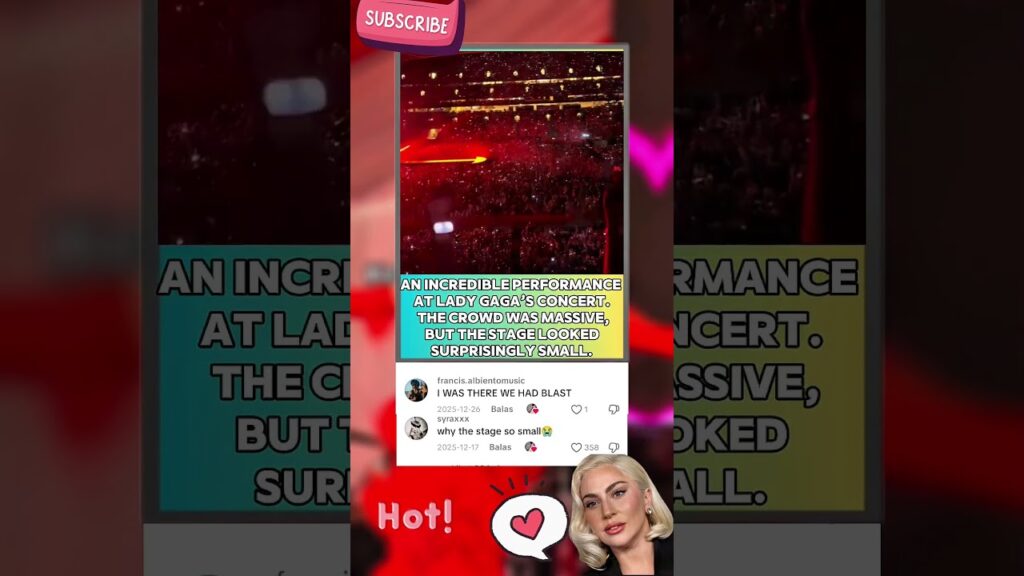 An incredible performance at Lady Gaga’s concert #ladygaga #concert