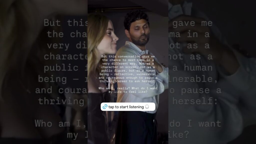 Emma Watson and Jay Shetty