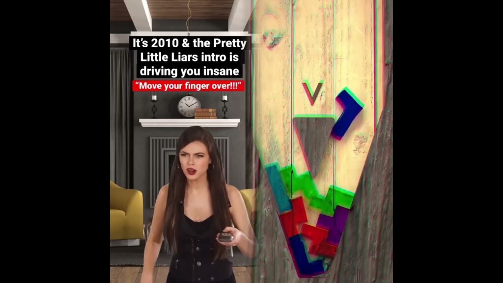 #millennials everywhere ranted about the lack of symmetry in the Pretty Little Liars intro! #2000s