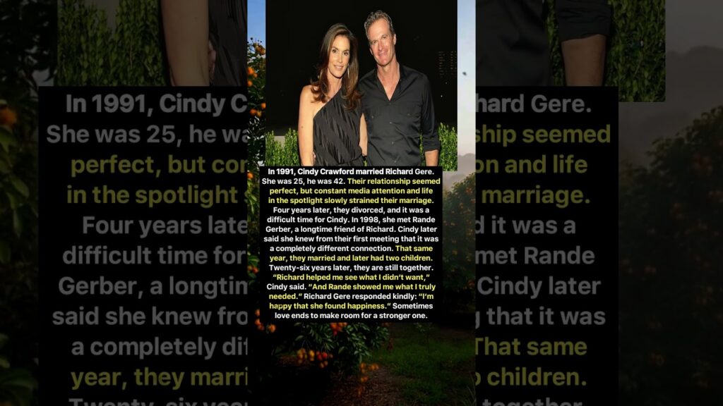 Cindy Crawford’s Love Story: From Richard Gere to Rande Gerber Cindy Crawford’s Love Story: From Richard Gere to Rande Gerber