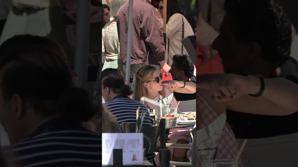 Emma Watson eating in Cannes [May 21, 2025]