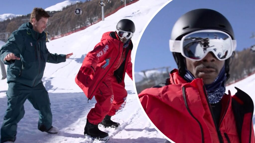 Snoop Dogg Gets SNOWBOARDING Lesson From Shaun White Snoop Dogg Gets SNOWBOARDING Lesson From Shaun White