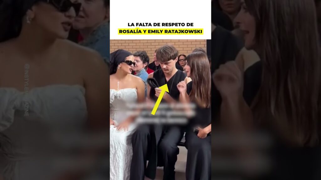 El desaire de Rosalía y Emily Ratajkowski | íconos #shorts
