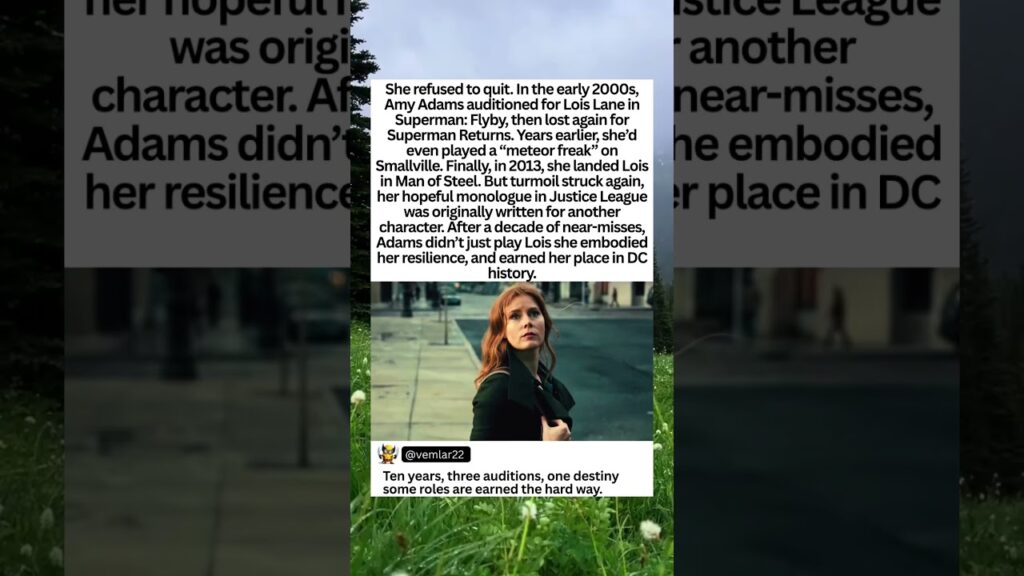 How Amy Adams Finally Won Lois Lane After 10 Years of Rejection
