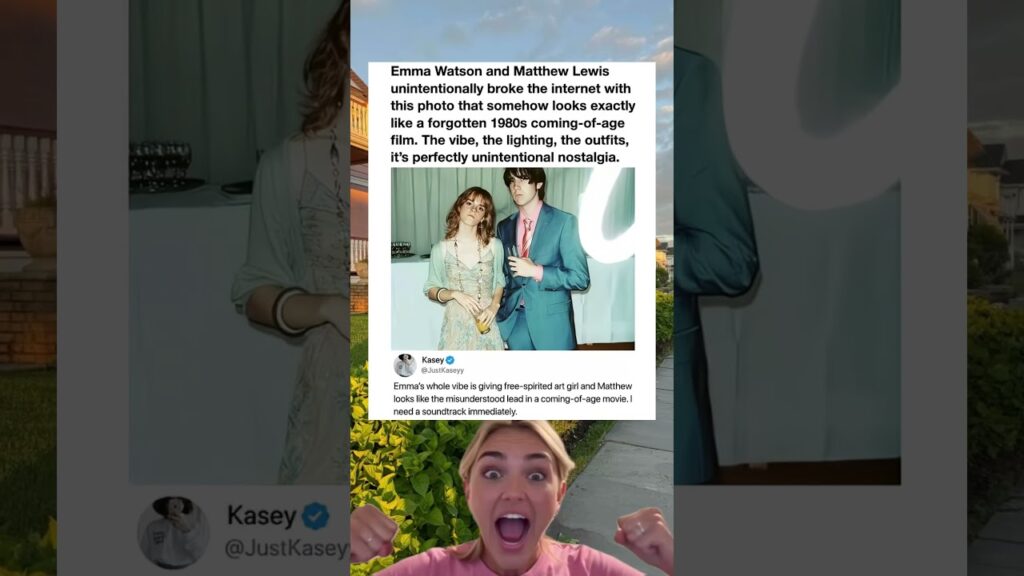 Emma Watson and Matthew Lewisunintentionally broke the internet