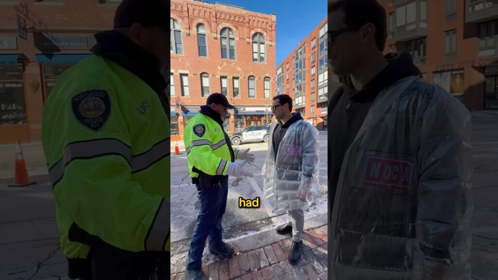 We had to ask a cop if our newest purchase was legal…😬👀we wore 70 cans of NOCA in public🤣