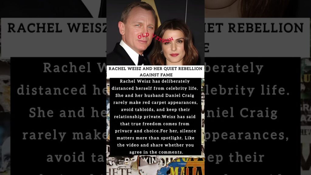 Rachel weisz and her quiet rebellion against fame.. #history #rachel #shorts