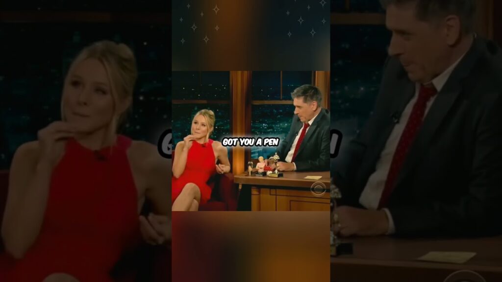 Kristen Bell ATTACKS Geoff & Makes Him a Baguette Pen! 🥖💀 Kristen Bell ATTACKS Geoff & Makes Him a Baguette Pen! 🥖💀