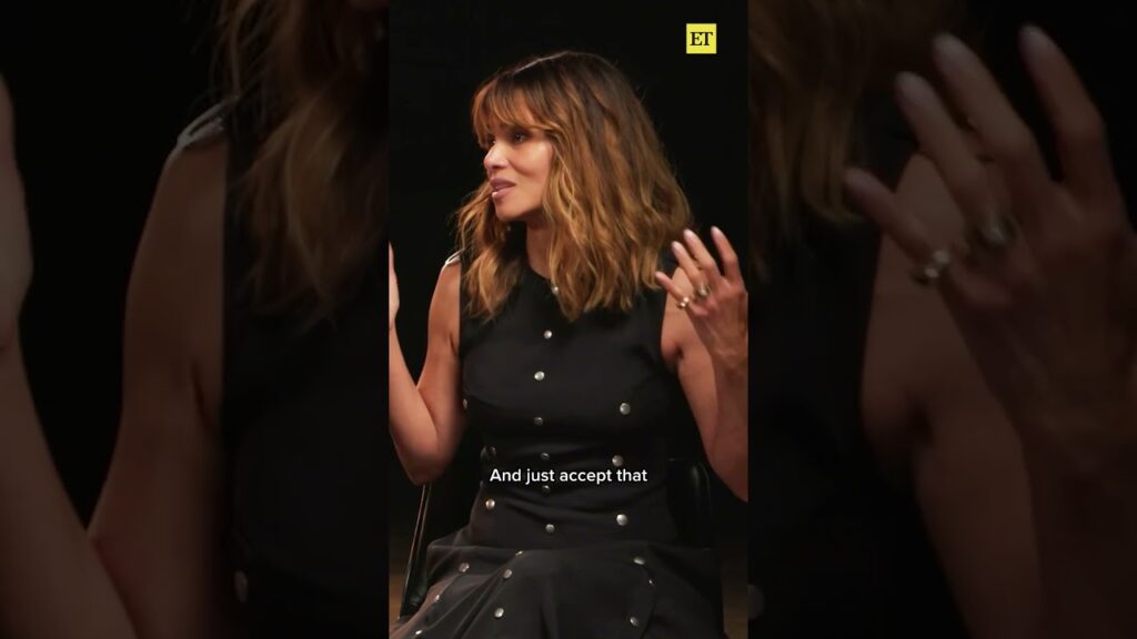 “He is here!” 🥹 #halleberry is saying “thank you universe” for her fiancé, #vanhunt 💍