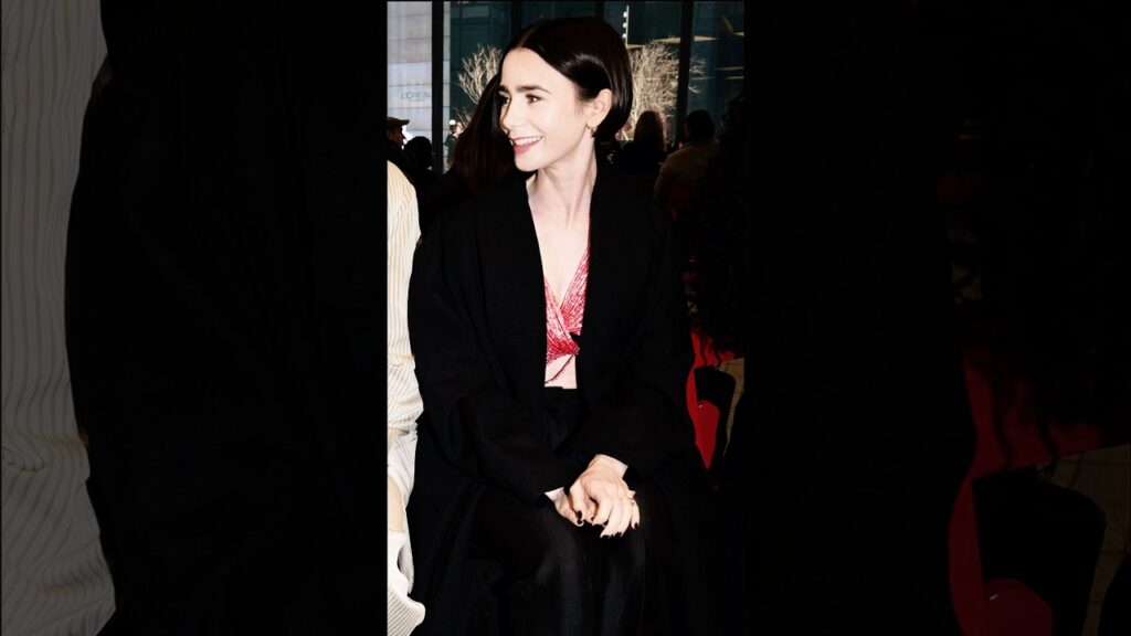 The best piece of fashion advice from #LilyCollins. Tap the Link in our Bio to explore more.
