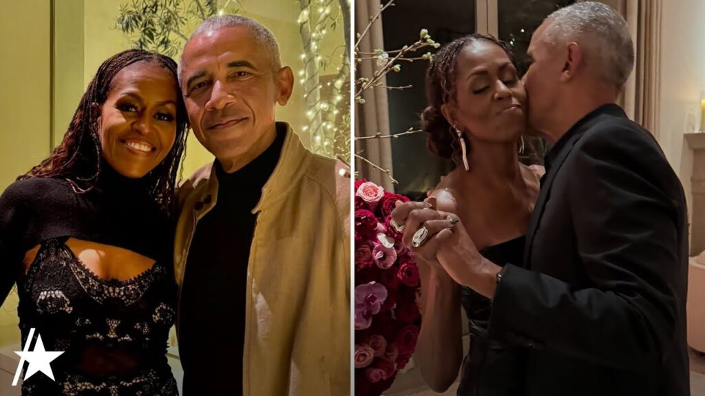 Barack & Michelle Obama Show PDA In Valentine’s Day Tributes Barack & Michelle Obama Show PDA In Valentine’s Day Tributes