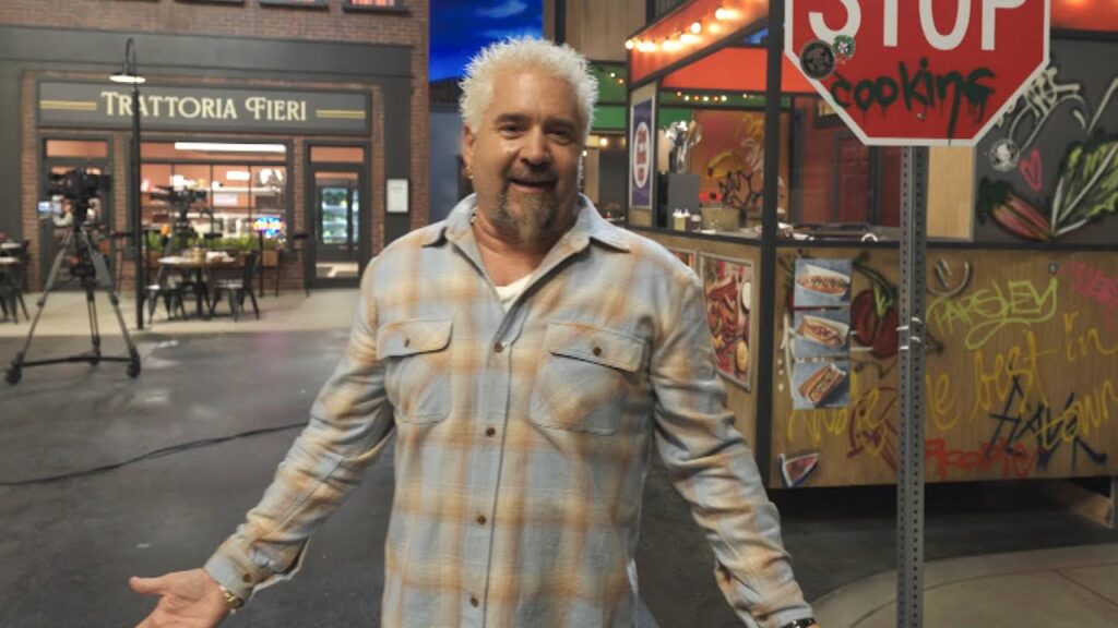 Guy Fieri's Flavortown Food Fight: Tour Food Network's WILD New Set!