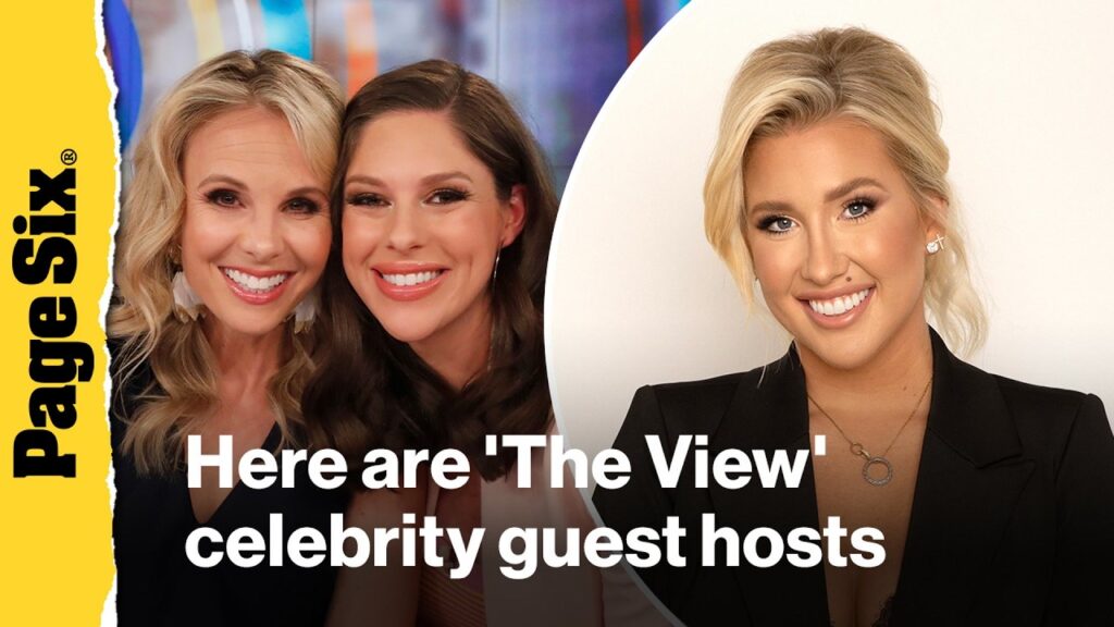 Here are 'The View' celebrity guest hosts while Alyssa Farah Griffin is on maternity leave