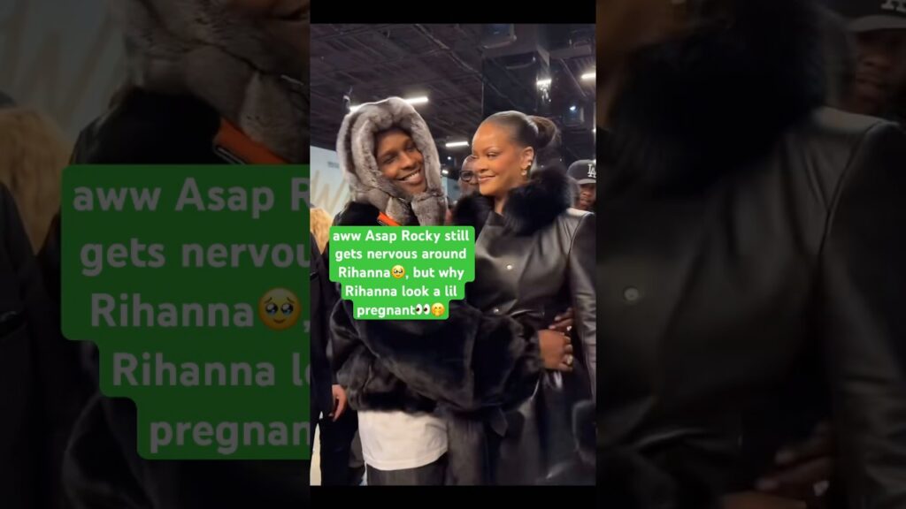Rihanna cooking up baby #4🤭 #rihanna #asaprocky #shorts