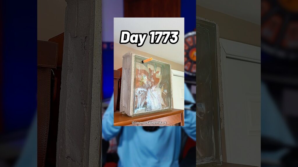 This Nerf Dart Refuses To Fall 👀