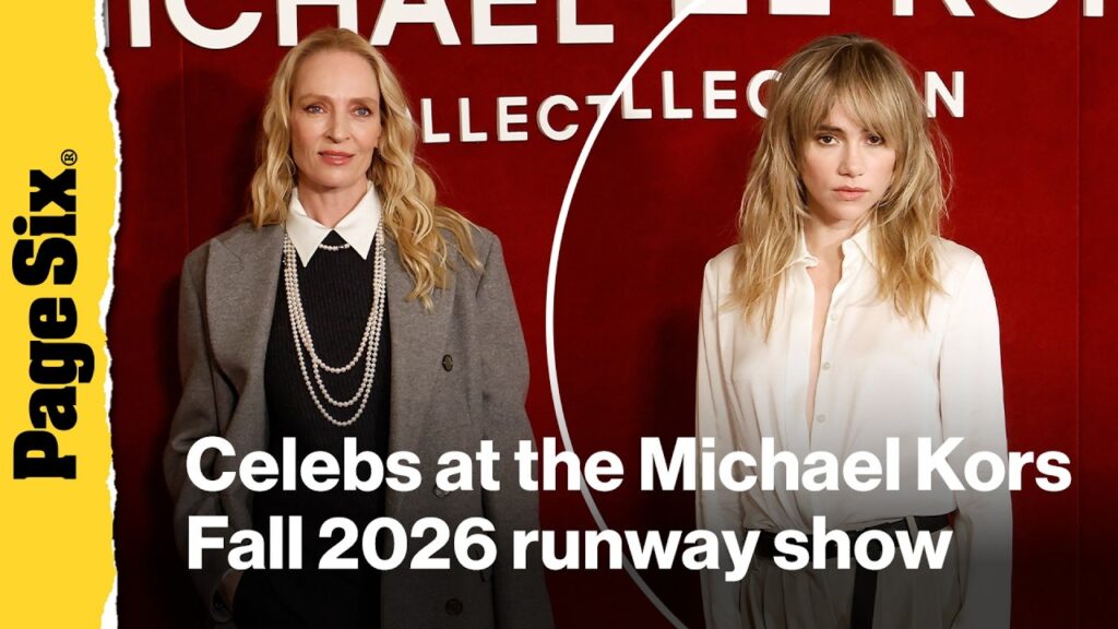 Uma Thurman, Suki Waterhouse, Olivia Munn and more at Michael Kors’ Fall 2026 runway show Uma Thurman, Suki Waterhouse, Olivia Munn and more at Michael Kors' Fall 2026 runway show