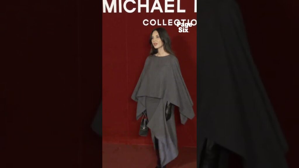 Olivia Munn makes an appearance at Michael Kors' Fall 2026 runway show in NYC  #shorts