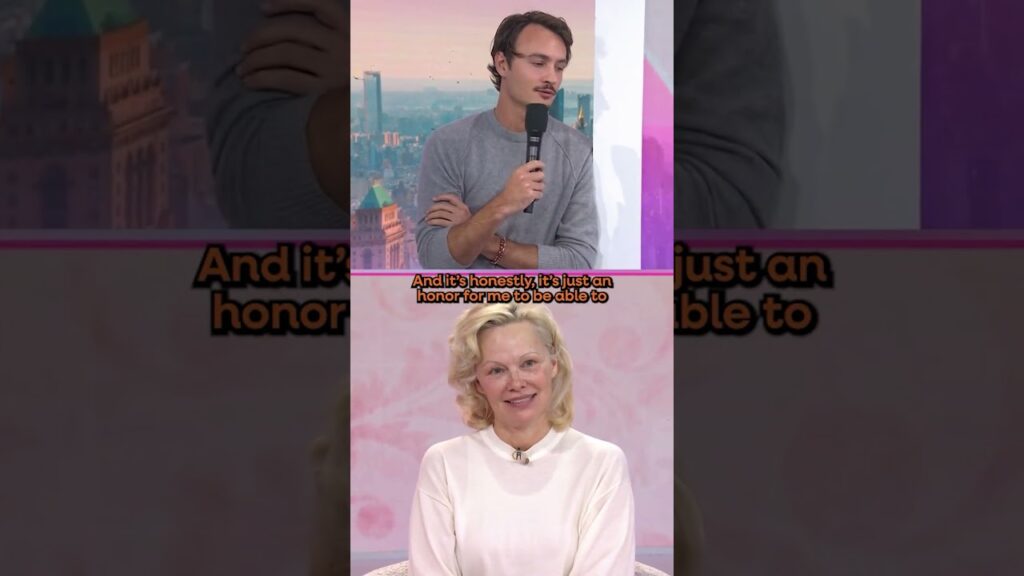 Pamela Anderson's son, Brandon, gushes over mom during 'TODAY' segment #shorts