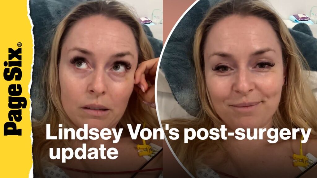 Lindsey Vonn shares update from hospital bed post-Olympics injury