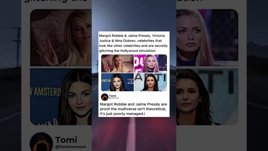 Margot Robbie & Jaime Pressly, Victoria Justice & Nina Dobrev, celebrities that look like