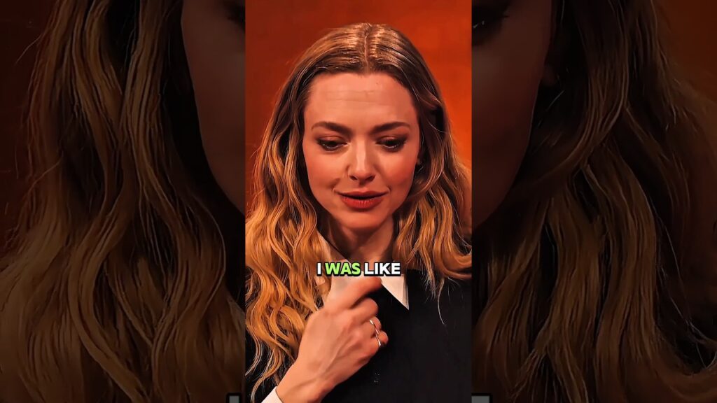 Amanda Seyfried forgot she was an Executive Producer! 😂🎬 #Shorts