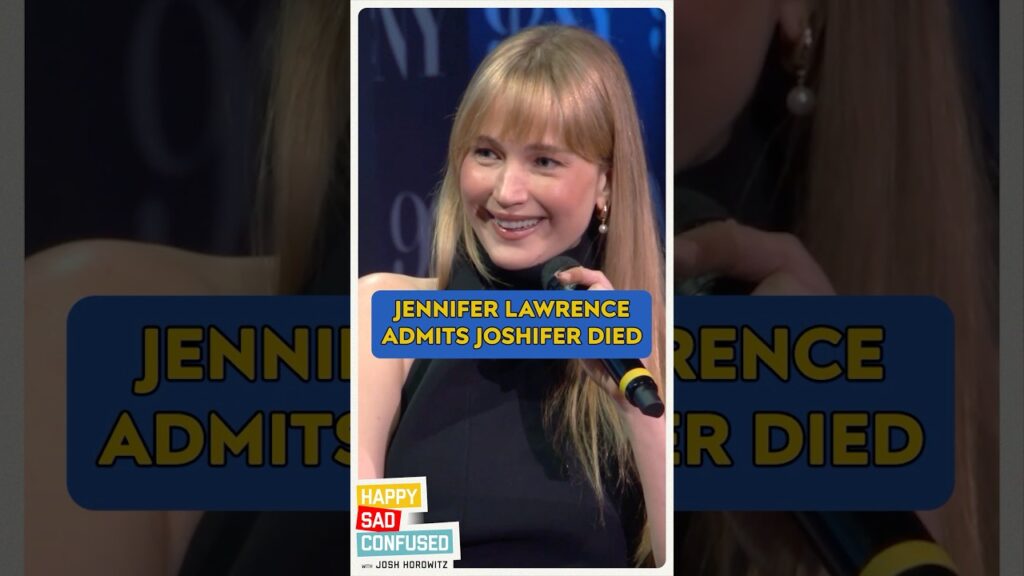 Jennifer Lawrence admits Joshifer may have died