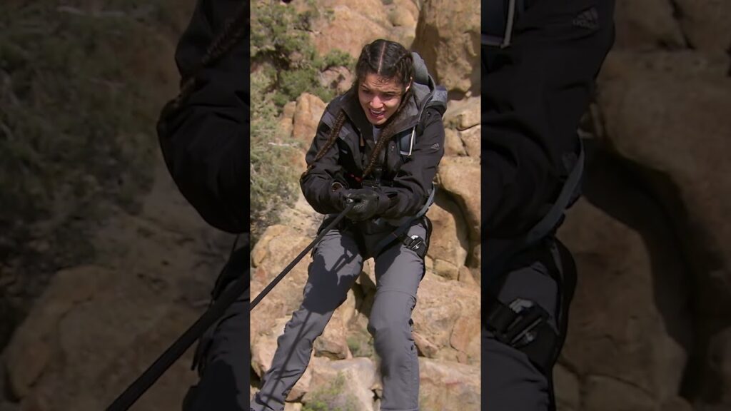 Vanessa Hudgens Abseils 100FT...