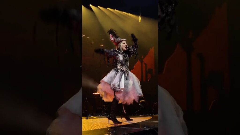Lady Gaga performing "LoveDrug"