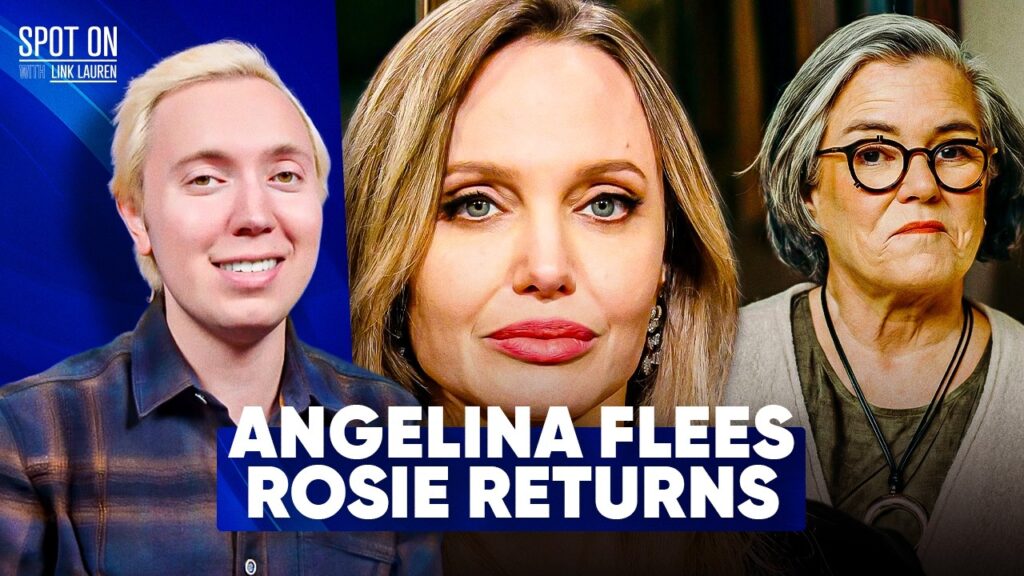 Angelina Jolie Chooses to FLEE U.S. While Rosie O'Donnell Sneaks Back Into USA After Feud with Trump