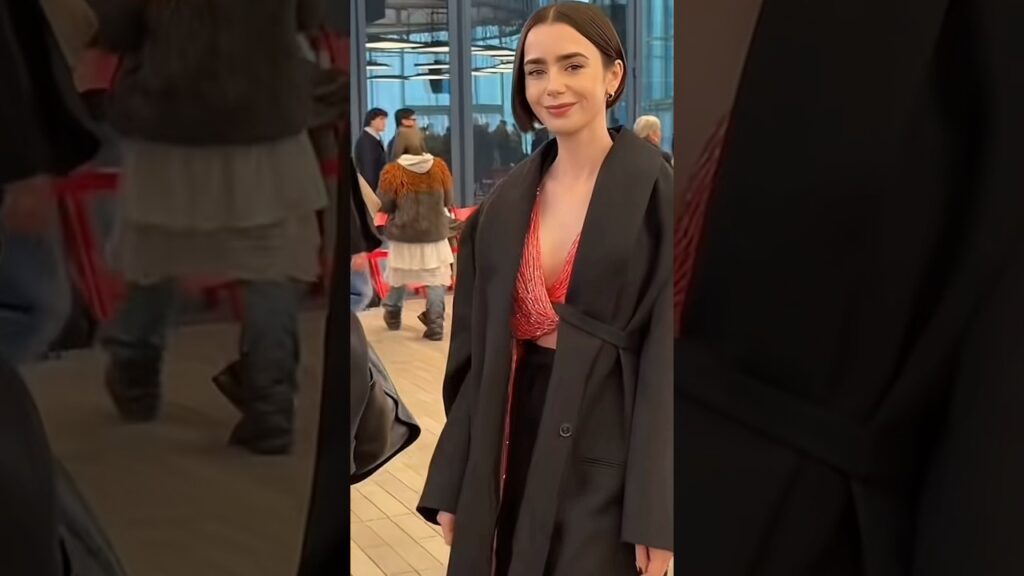 Lily Collins for Calvin Klein