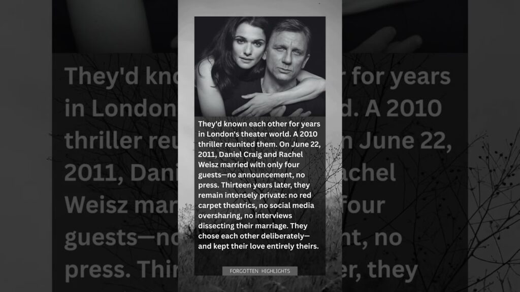 Daniel Craig & Rachel Weisz: The A-List Couple Who Married With 4 Guests and Stayed Private Daniel Craig & Rachel Weisz: The A-List Couple Who Married With 4 Guests and Stayed Private