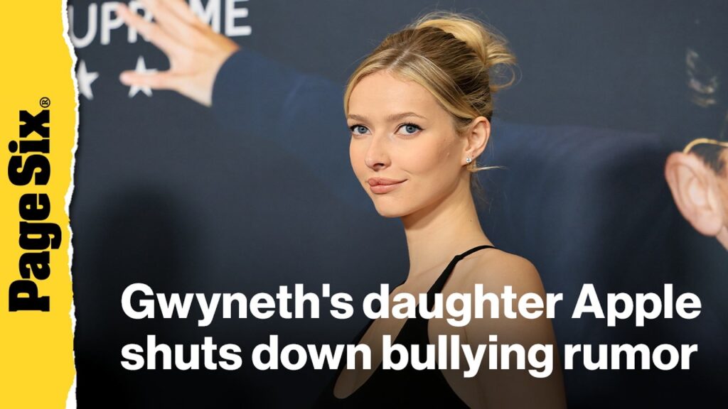 Gwyneth Paltrow's daughter Apple Martin shuts down bullying rumor