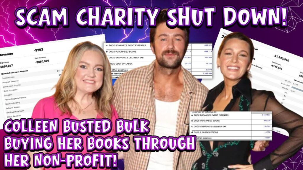 Colleen Hoover’s SCAM Charity Bookworm Box SHUT DOWN After Blake Lively USES EVENT to HIJACK FILM Colleen Hoover's SCAM Charity Bookworm Box SHUT DOWN After Blake Lively USES EVENT to HIJACK FILM