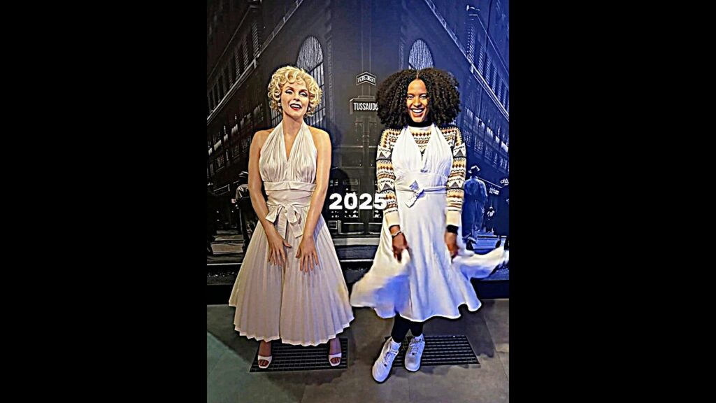 1955 vs 2025 Marilyn Monroe White Dress Beyond Time