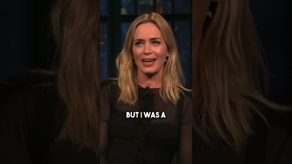 How EMILY BLUNT met JOHN KRASINSKI 👀😚❤️ #shorts #emily #emilyblunt