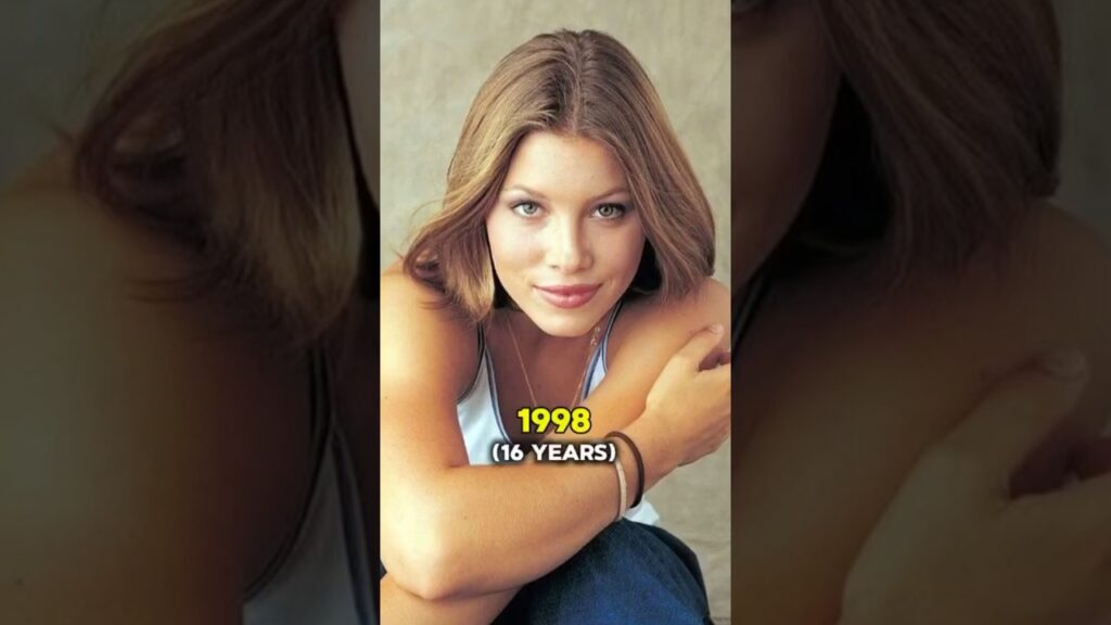 Jessica Biel Transformation from 1998 to 2026 #jessicabiel #evolution #transformation #thenandnow