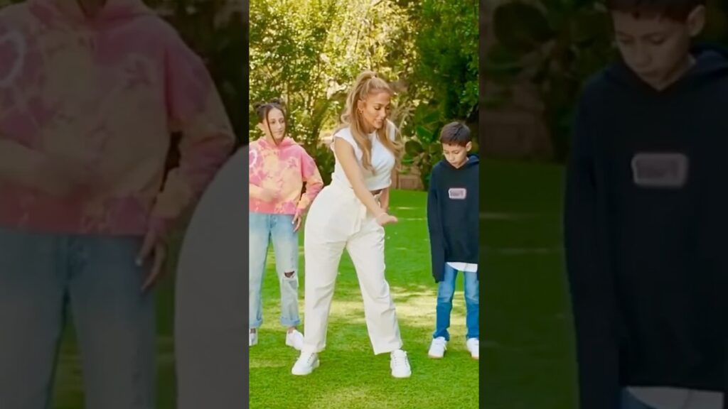 Jennifer Lopez with Max & Emme Dancing #JLo #Shorts