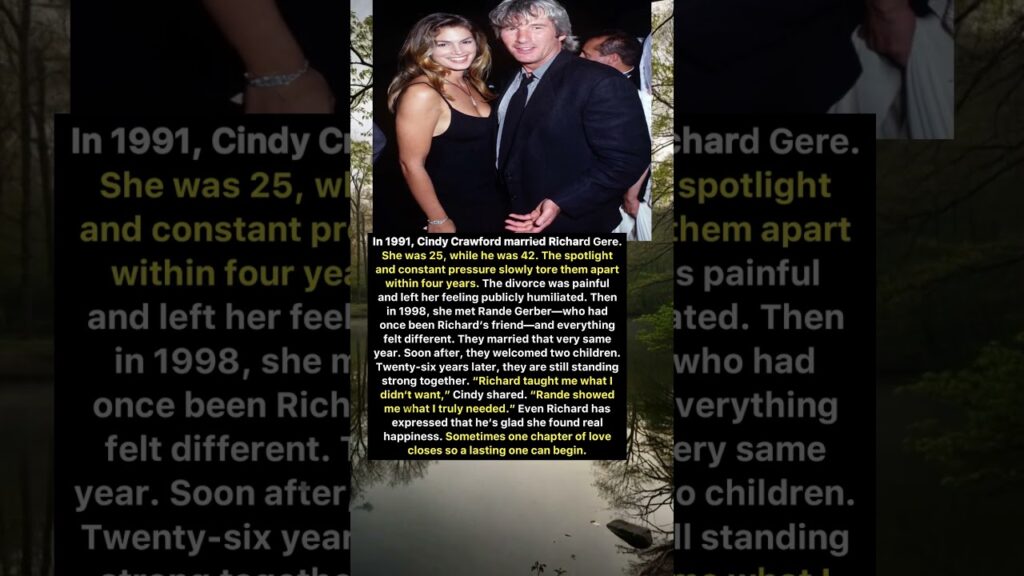 Cindy Crawford’s Love Journey: From Richard Gere to Rande Gerber