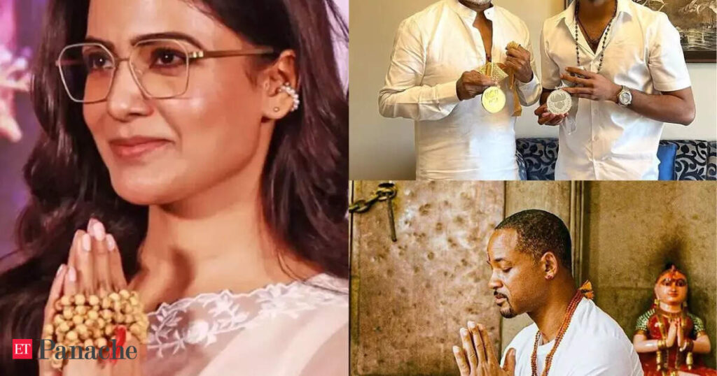Samantha Ruth Prabhu to Rajanikanth to Will Smith: 7 celebrities wear Rudraksha beads. What makes these sacred beads significant? Samantha Ruth Prabhu to Rajanikanth to Will Smith: 7 celebrities wear Rudraksha beads. What makes these sacred beads significant?