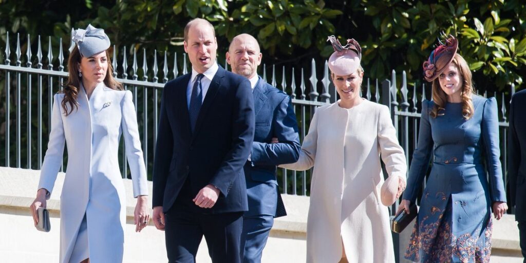 Zara and Mike Tindall 'will support William and Catherine over Beatrice and Eugenie'