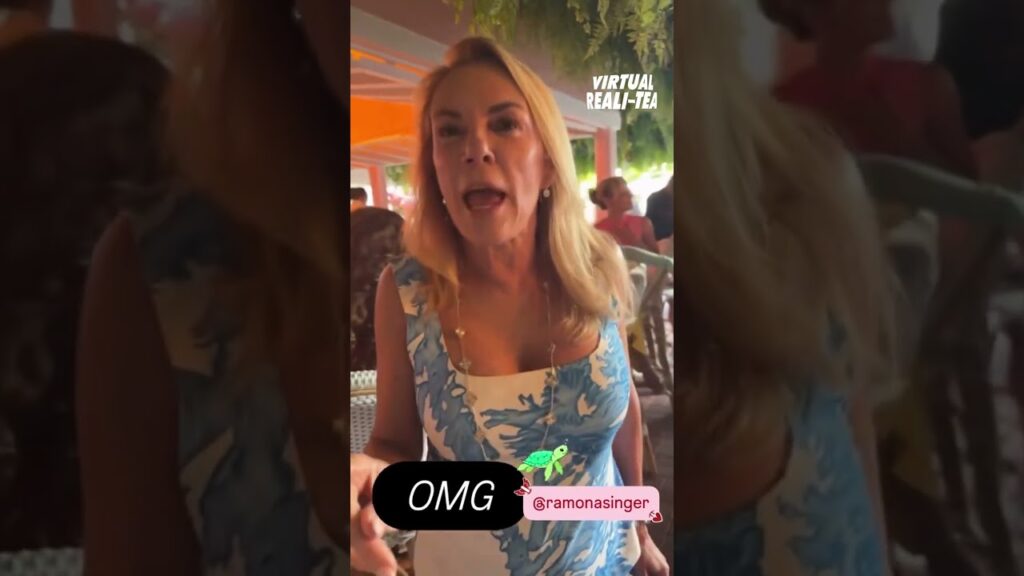 Bethenny Frankel running into Ramona Singer and Sonja Morgan in FL is 💯 | Virtual Reali-Tea #shorts