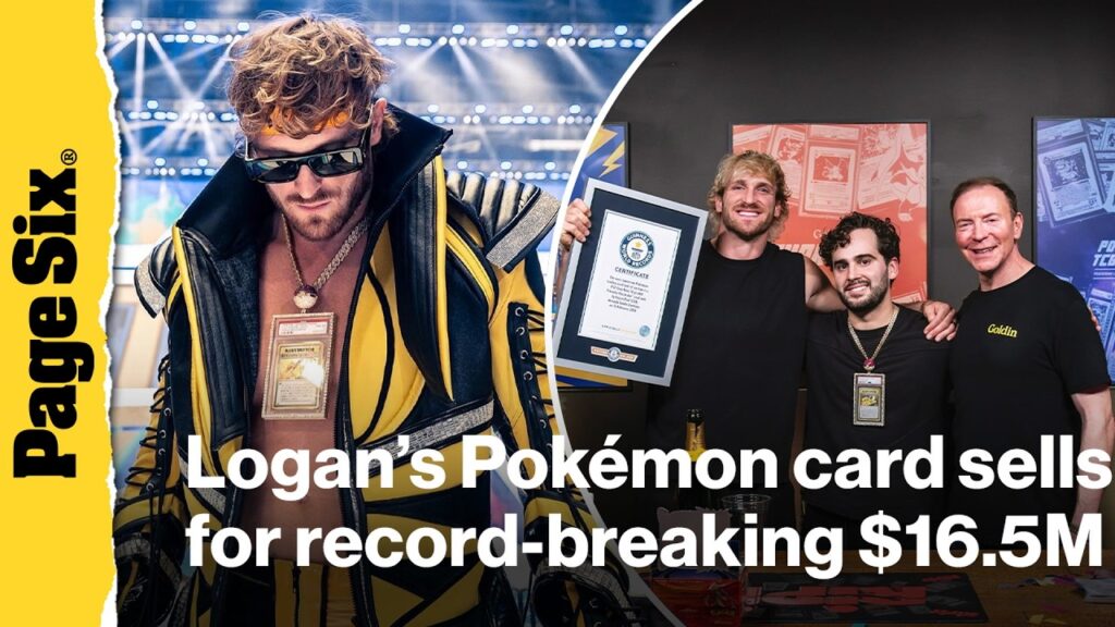 Logan Paul's Pokémon card sells for a record-breaking $16.5M