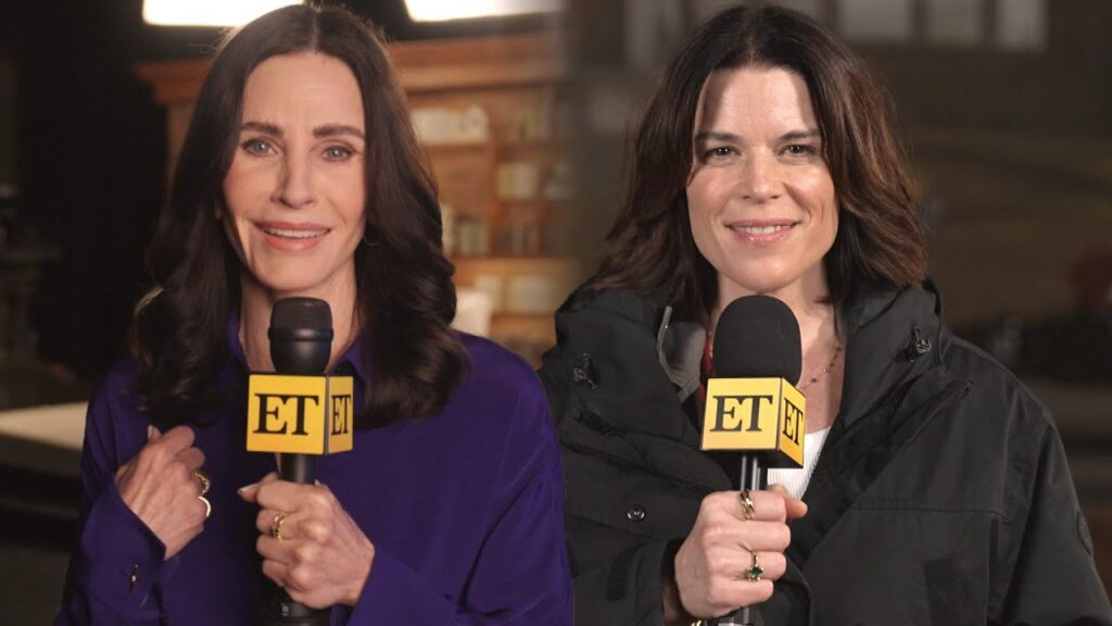 ON SET of SCREAM 7: Neve Campbell and Courteney Cox React to Franchise Turning 30 (Exclusive)
