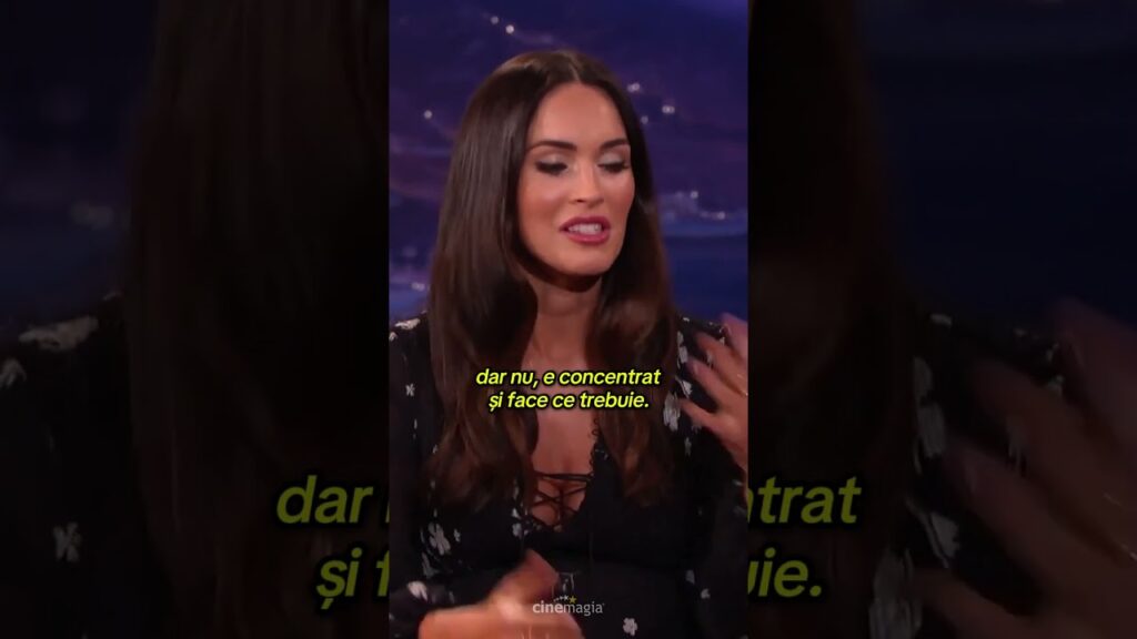 Megan Fox îl dă în fapt pe Will Arnett #Cinemagia #meganfox #WillArnett #conanobrien #cinemagiaro