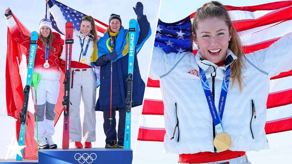 Mikaela Shiffrin WINS GOLD, Breaking Olympic Medal Drought