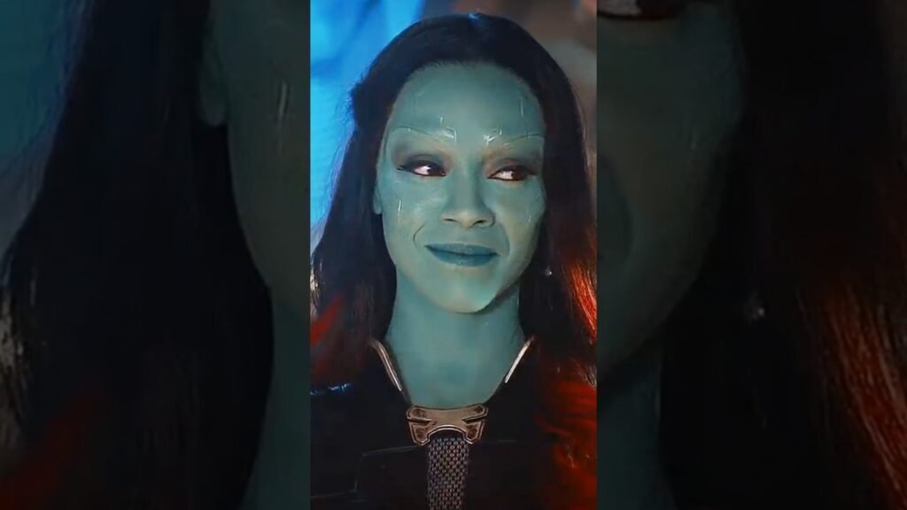 Zoe Saldana Spent 4 Hours in Makeup 💚 #ZoeSaldana #GuardiansoftheGalaxy #shorts #ytshorts #marvel