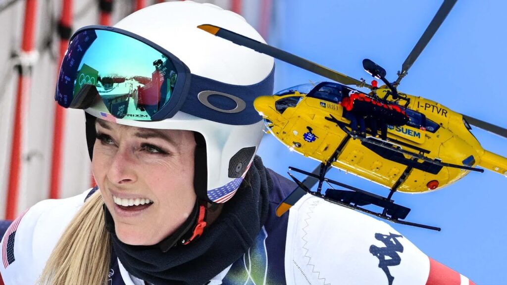 Lindsay Vonn Flies Home in Hospital Bed After Olympics Ski Accident Lindsay Vonn Flies Home in Hospital Bed After Olympics Ski Accident