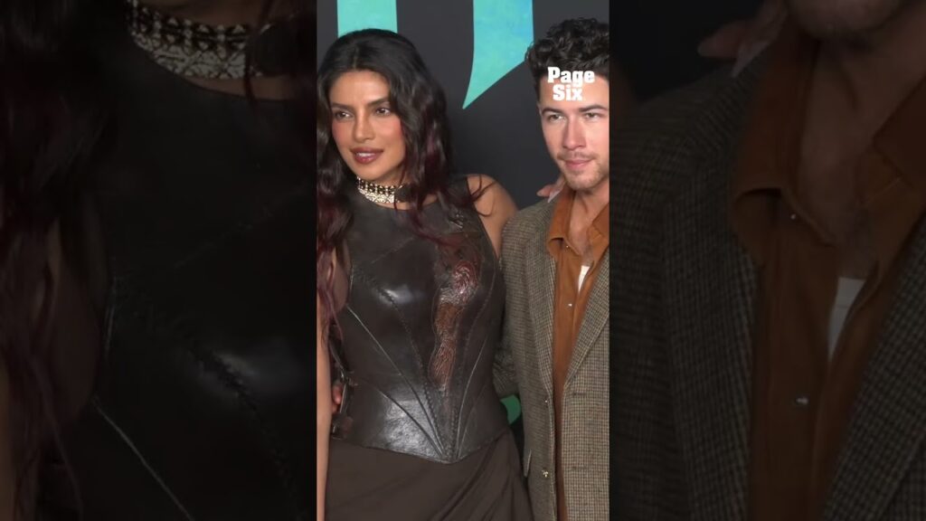 Priyanka Chopra Jonas & Nick Jonas at "The Bluff" premiere at the TCL Chinese Theatre #shorts