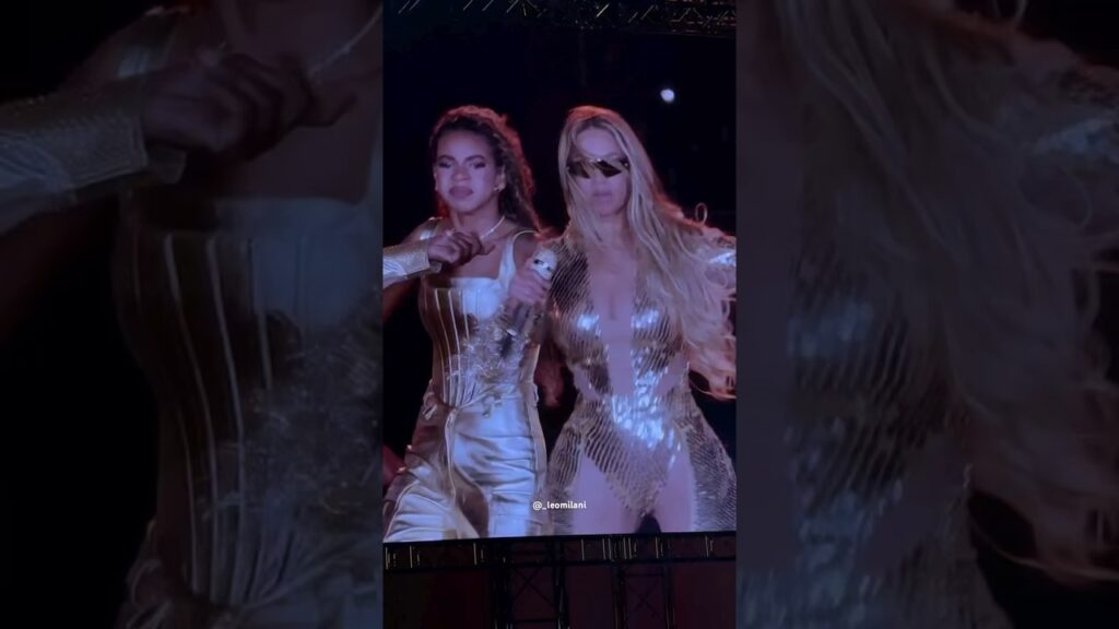 GOLDEN! Blue Ivy & Beyonce - I’M THAT GIRL (Cowboy Carter Tour) #beyonce #blueivy #blueivydancing
